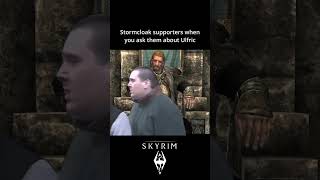 Stormcloaks vs Imperials the true political debate of our time gaming skyrimmemes skyrim [upl. by Nauaj]