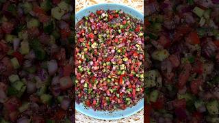 An easy quick and healthy salad Persian Shirazi Salad  سالاد شیرازی [upl. by Siron561]