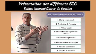 Présentation des différents SIG Soldes Intermédiaires de Gestion [upl. by Hayifas]