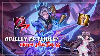 ¿Quillen es meta Guía quillen Probando nueva skin Aov 40 [upl. by Eelyr940]