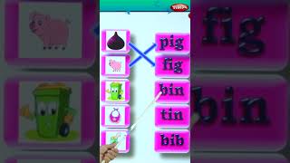 Read and Match  Part3  Match picture with words  Easy Phonetics  English Phonics Learning Video [upl. by Raual]