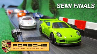 2019 Porsche Tournament Semi Finals  Diecast Car Racing [upl. by Anileda]