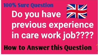 🇬🇧UK care home interview questions amp answerscare assistant interviewSenior care interviewUk [upl. by Kemble360]