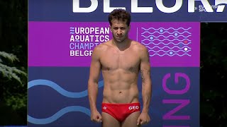 Tornike Onikashvili  Diving 2024 European Championships [upl. by Assiralc]