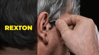 How to insertremove a RICSR device  REXTON Hearing Aids [upl. by Ahtel]