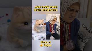 Anne yarına karton ödevim vardı 😬 [upl. by Ashatan]