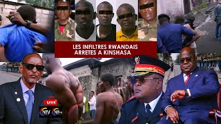 ALERTE ‼️ LES RWANDAIS ARRÊTÉS À NGALIEMA KINSHASA EST INFILTRÉTENTIVE DE COUP D’ÉTAT RATÉ [upl. by Analle]