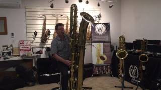 Contra Bass Saxophone  Eppelsheim [upl. by Alleinad]