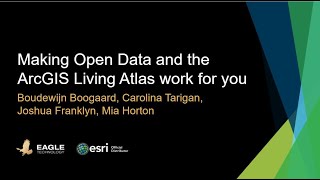 Making Open Data and the ArcGIS Living Atlas work for you [upl. by Ayotahs]