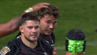 TOP 14  Essai de Antoine DUPONT ST  Stade Toulousain – ASM Clermont [upl. by Annaehr]