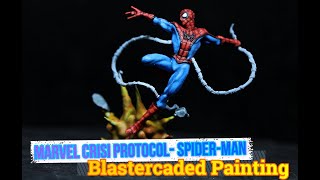 How To Paint Marvel Crisis Protocol SpiderMan [upl. by Kacie]