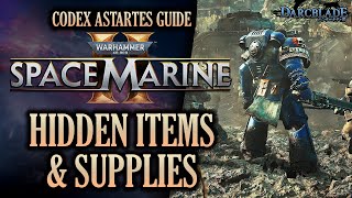 HIDDEN ITEMS amp SUPPLIES  SPACE MARINE 2 GUIDE [upl. by Malloch]