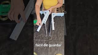 Varal Retrátil de Parede 5 Cordas Branco diy casaorganizada [upl. by Eniksre483]