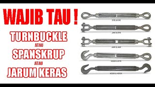 MacamMacam Turnbuckle Jarum Keras  PT Anugrah Sukses Marine [upl. by Alfeus]