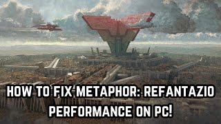 How To Fix Metaphor Refantazio Low FPS on PC [upl. by Annawoj]