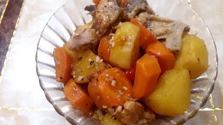 Chicken Afritada hotampspicy my version [upl. by Annaeiluj]