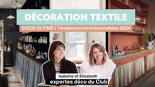 Décoration textile 2024  Découvrez les nouvelles tendances qui transformeront votre intérieur [upl. by Kcirdec]