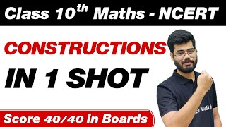 CONSTRUCTION in One Shot  Class 10th Board Exam [upl. by Aimik]