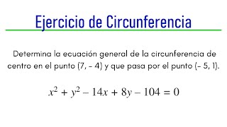 3 Ejemplo de circunferencia [upl. by Coad821]