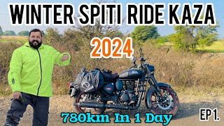 Pune To Winter 🥶 Spiti Ride Start  Kaza  Cold 🥶 Desert  High Altitude Mountains 🏔️ [upl. by Nniuqal]