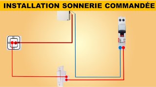 MONTAGE D’UNE SONNERIE COMMANDEE [upl. by Rayburn169]