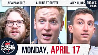 Pro Pitcher Creates Airline Etiquette Controversy  Barstool Rundown  April 17 2023 [upl. by Anayia719]