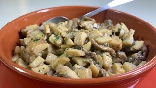 Funghi Porcini Trifolati RICETTA ORIGINALE [upl. by Vtarj]