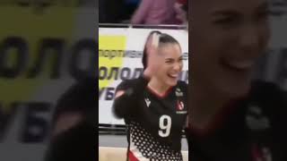 Yulia Gerasimova Volleyball player ukraina volleyball shorts newvideo viral tiktok [upl. by Noyrb]