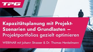 Kapazitätsplanung mit Projektszenarien und Grundlasten – wie Sie Ihr Projektportfolio optimieren [upl. by Kalie]