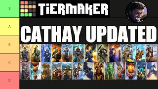 Cathay Unit Roster Updated Tier List [upl. by Noirred876]