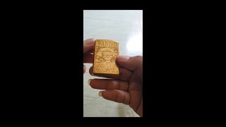 UNBOXING Zippo Gold Special Edition One Piece Grade Super [upl. by Worrell864]