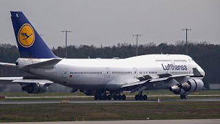 REJECTED TAKEOFF Lufthansa Boeing 747400  Frankfurt Main Airport  Runway 18 FRAEDDF [upl. by Yhpos]