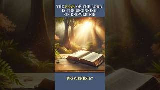 PROVERBS 17 Explained Meaning of Fear of the Lord bibleverse [upl. by Orabla]