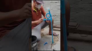 Technique to fix PVC pipe faucet low water pressure shorts [upl. by Ayyidas]