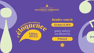 Concours international déloquence 2023  la finale [upl. by Llertal]