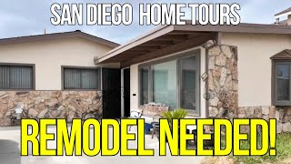 San Diego Home Tours  FixerUpper with Great Potential 🛠️ Spacious Home on 5500 Sq Ft Lot [upl. by Ahola]