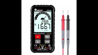 MULTIMETRU DIGITAL SMART INTELIGENT CU MASURARE AUTOMATA TENSIUNE CURENT OHM CAPACITATE HZ TEST [upl. by Nevs]