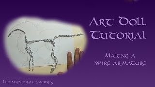 Creature Doll Tutorial  Wire Armatures [upl. by Amalbergas791]