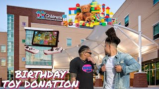 We Donated Over 1000 of Toys To The Childrens Hospital in Atlanta  BDAY VLOG [upl. by Nared743]