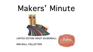 Makers Minute  Exclusive Mini Zauberball Crazy Collection [upl. by Anahsek]