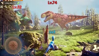 Dino Game Ads Review All Levels 08 Fight against Tyrannosaurus [upl. by Gross277]