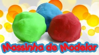 Massinha de Modelar  Receita Como fazer [upl. by Trula]