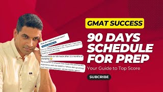 How to Build A GMAT Preparation Schedule Score Improvement in 90 Days [upl. by Enelrahs686]