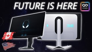 Next Gen QD OLED Launch Day  Glossy 32quot amp 27quot Alienware AW3225QF AW2725DF [upl. by Alderson]