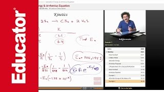 Activation Energy amp Arrhenius Equation  AP Chemistry [upl. by Asiuqram]