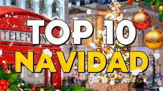 🎄 TOP 10 Ciudades para Pasar NAVIDAD⭐️ Mejores Ciudades Navideñas [upl. by Ahseid]