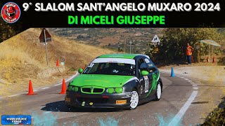 Di Miceli Giuseppe 9° Slalom SantAngelo Muxaro 2024 [upl. by Cioban539]