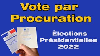 Comment faire une procuration pour voter aux élections présidentielles [upl. by Merle29]