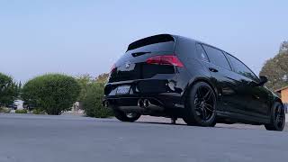 GOLF R XFORCE Catback Mk7 [upl. by Ailyn508]