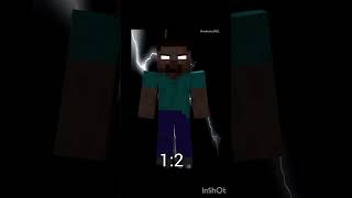 herobrine vs entity 303 viral minecraft [upl. by Akenet]